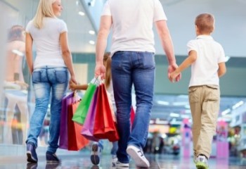 Family - Walking the Shopping Mall